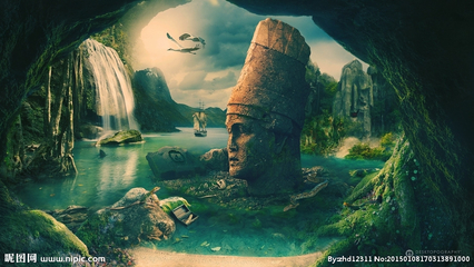 石像设计图 风景漫画与动漫动画的交汇点